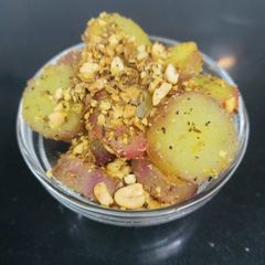 A picture of Masala Sweet Potato fry.