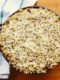 Tortini di grano saraceno con verza, pollo e parmigiano reggiano