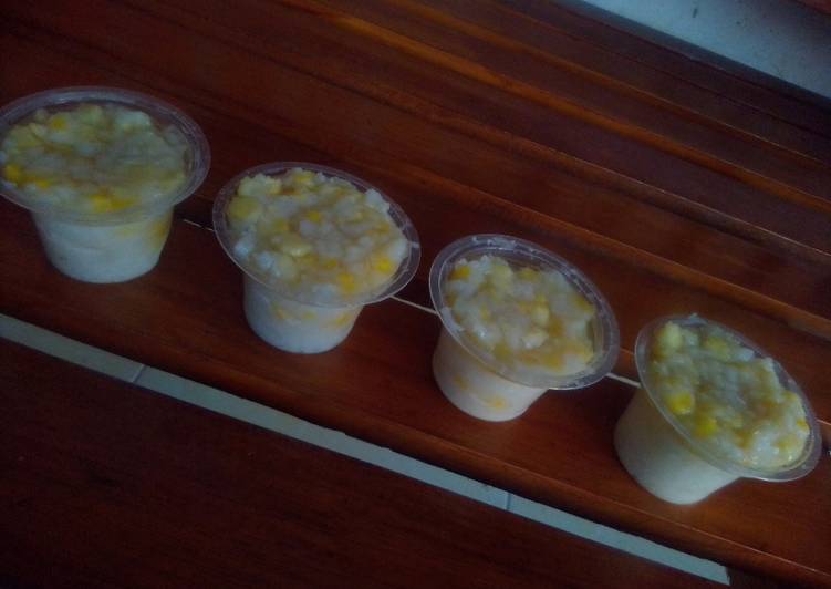 Panduan Membuat Bubur jagung mix Super Lezat