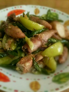 Foto resep 390. Oseng Cumi asin lombok ijo (plus otak-otak)