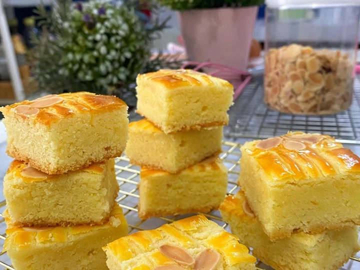 Cara Mudah Membuat Resep Boterkoek - Dutch Buttercake 1 telur yang Bikin Ngiler Anti Ribet, Lezat