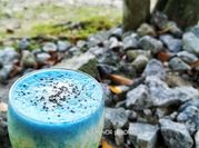 Gambar air biru