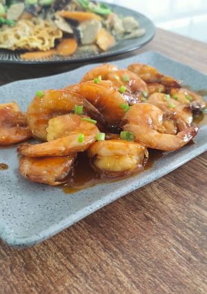 Foto resep Udang bakar madu (chef Devina)