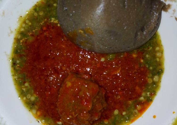 tasty Tuwon Amala with okro (kubewa) Recipe | Simple Way to make Tuwon Amala with okro (kubewa) Super Quick Homemade