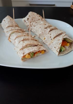Une photo de Wrap végétarien