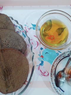 عکسی از دستور پنکیک شکلاتی با آرد گندم و بدون شیر