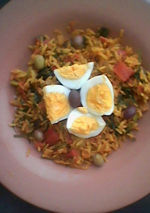 صورة لوصفة سلطة رز تونسية