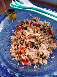 Foto di Insalata riso e lenticchie