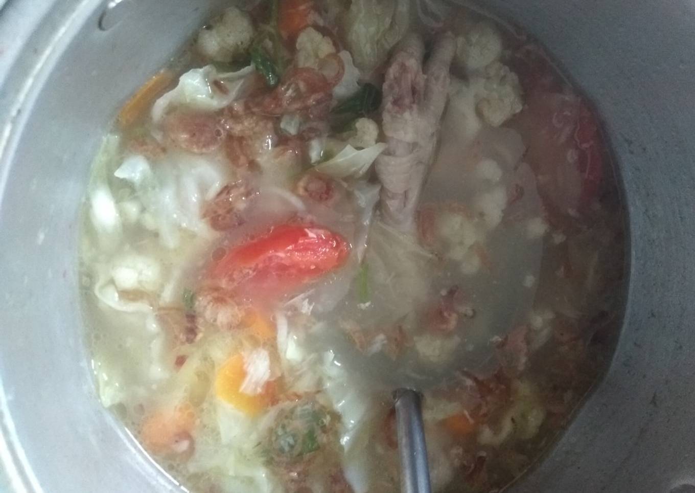 Sop ayam ceker