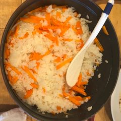 A picture of Carrot Rice.