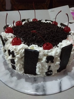Foto resep Black forest base cake brownies kukus