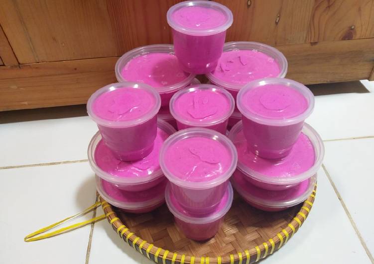 makanan Es Krim Buah Naga Anti Gagal