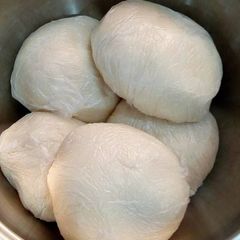 Pounded yam A picture of Pounded yam.