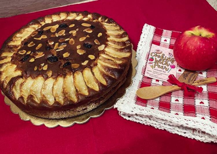 Torta di mele con nutella e mascarpone