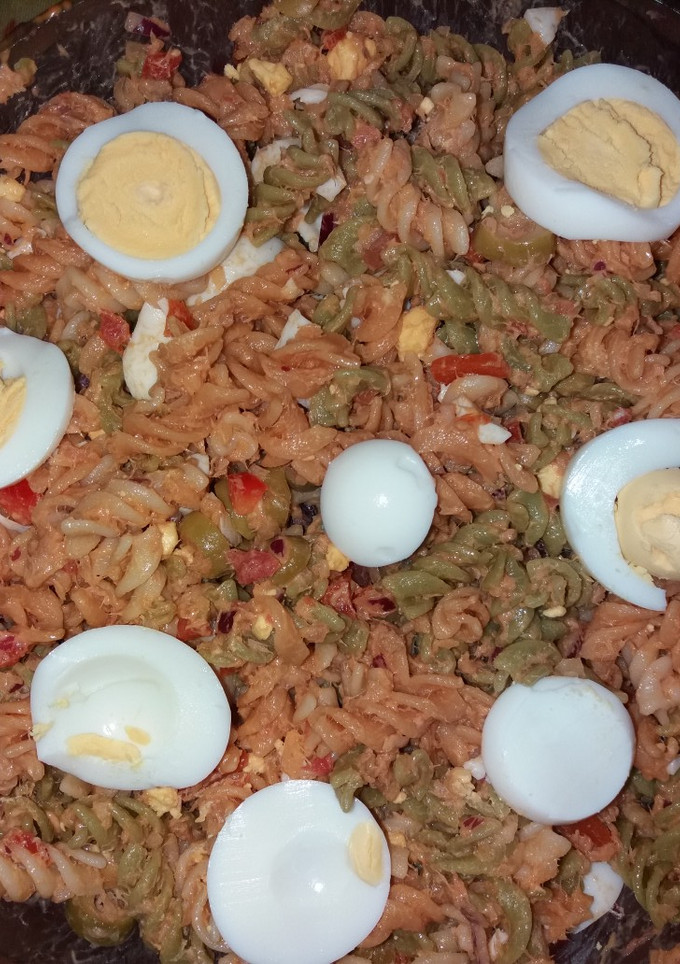 Una foto de Ensalada de espirales