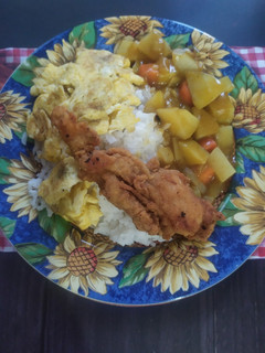 Foto resep Spicy Chicken Katsu with Japanese curry