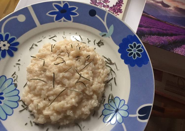 Risotto al profumo di lavanda 💜