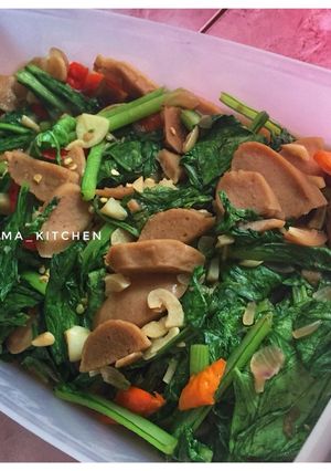 Foto resep Sawi Hijau tumis Bakso sosis
