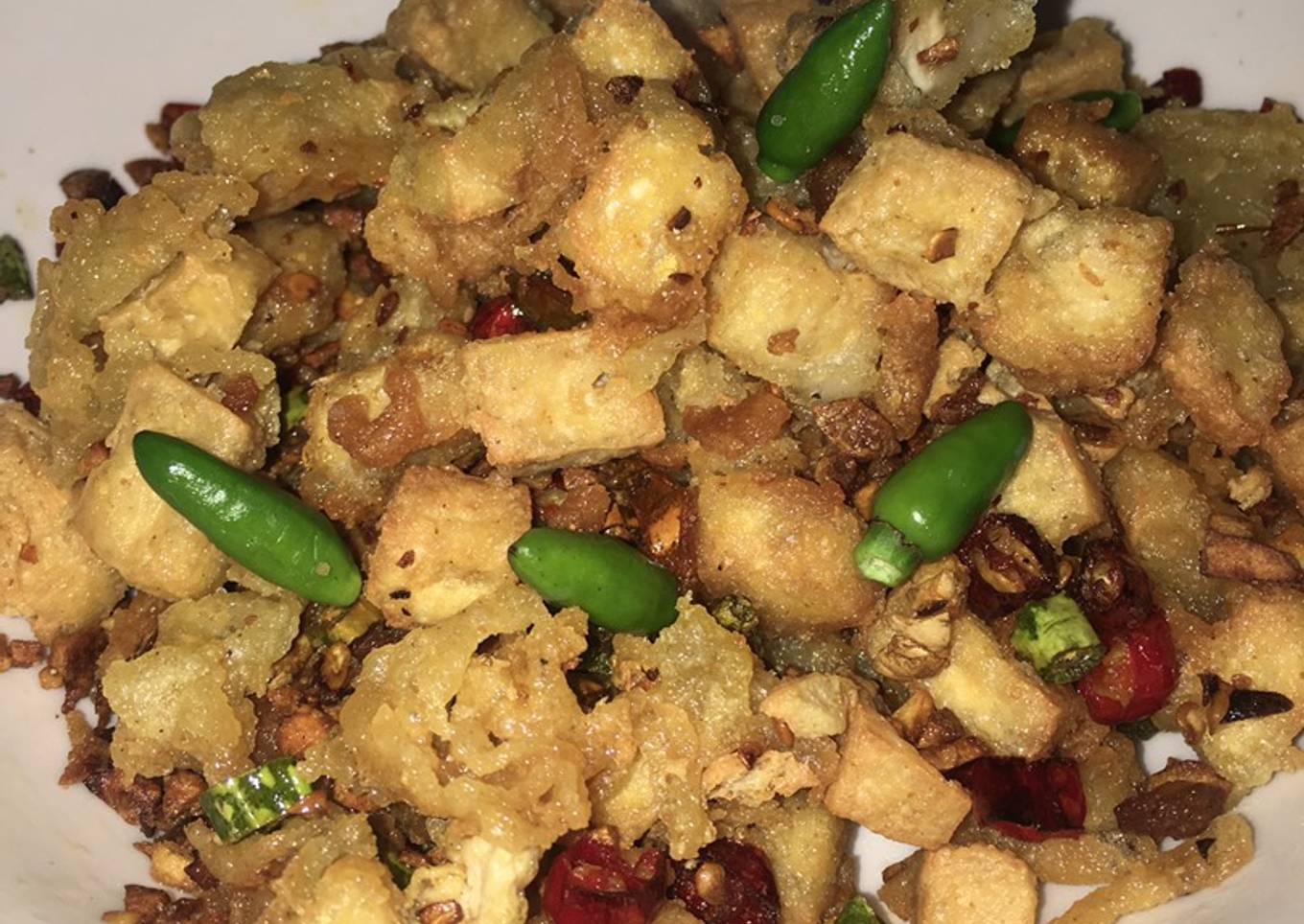 Tahu Crispy Cabe Garam