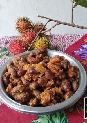 Foto resep Biji Rambutan Goreng Kribo 0️⃣2️⃣