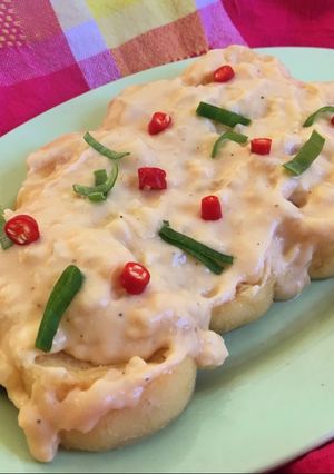 Foto resep Tofu Saus Telur Asin Creamy