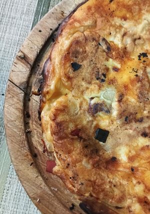 Una foto de Tarta de masa licuada
