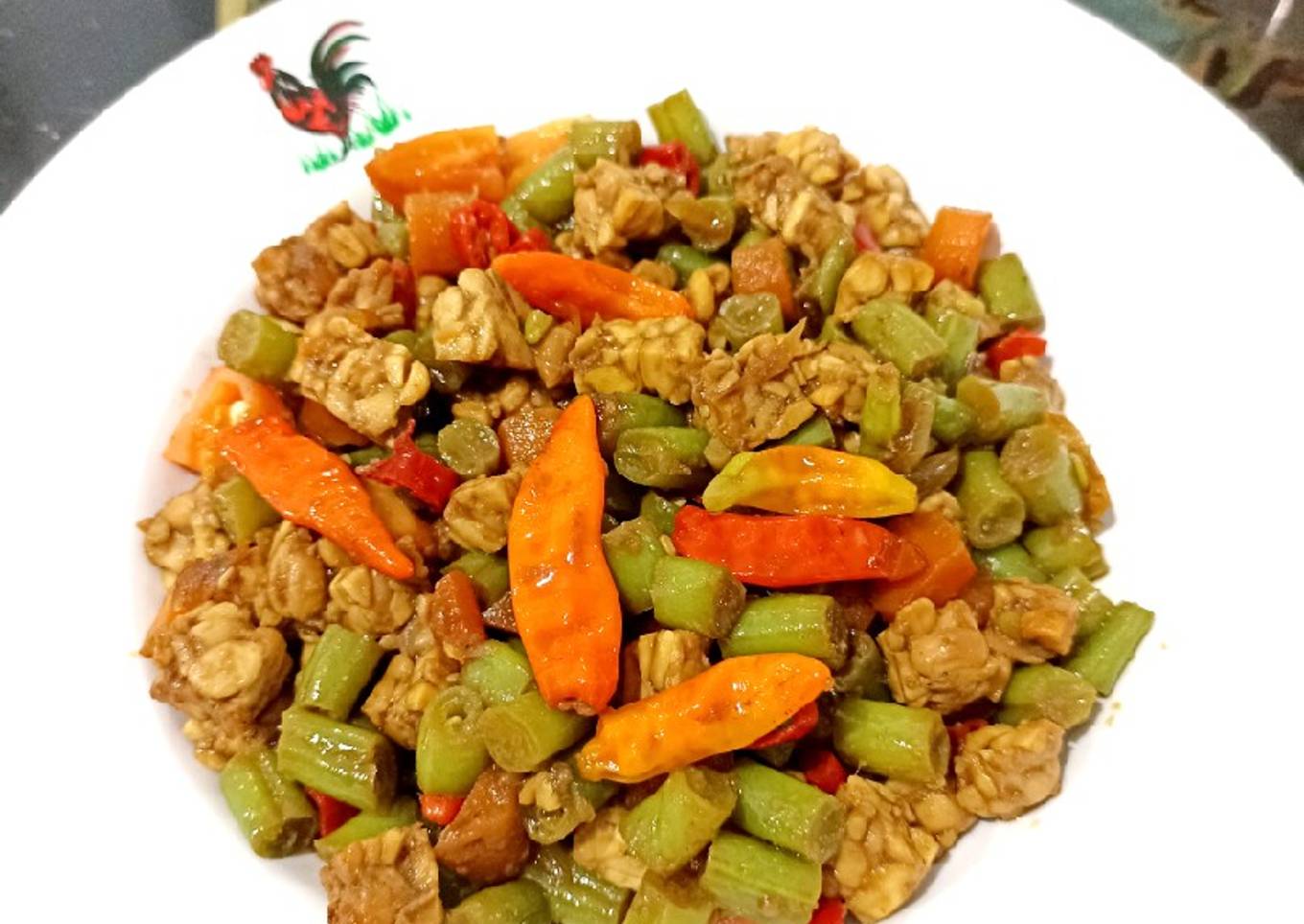 OSENG BUNCIS, TEMPE DAN WORTEL