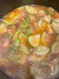 Canh dưa hường nấu giò lụa