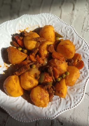A picture of Signature beef stew.