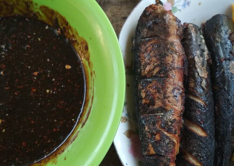 Resep Tongkol panggang bumbu kacang, Enak Banget