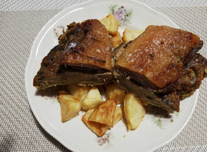 Márton napi libamell töltve recept fotója