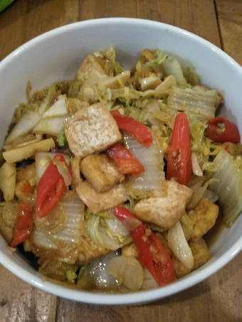 Langkah Gampang Membuat Resep 309. Oseng Sawi Putih Mix Tahu yang Lezat Sekali Anti Ribet, Lezat Sekali