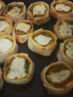 Una foto de Relleno de zapallito para canastitas
