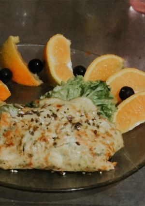 Una foto de Sufflé con verduras