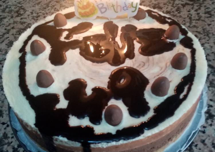 Tarta de Dos Chocolate de Cumpleaños