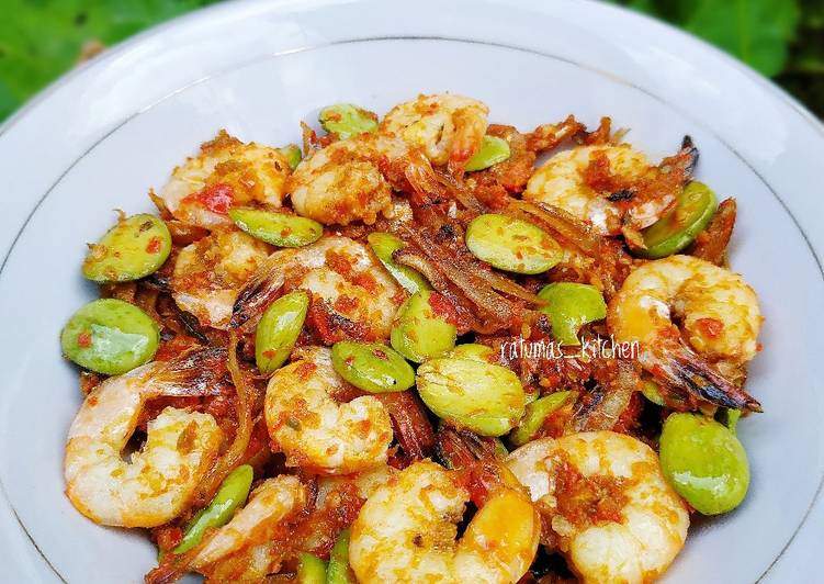 Resep Sambal Upeti (Udang,Petai,Teri) Anti Gagal
