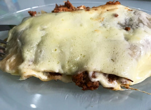 Una foto de Lasaña o lasagna al sartén (sin horno)