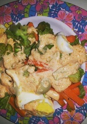 Foto resep Salad sayur sehat nikmat