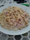 Tagliatelle a la carbonara express 2 PERSONAS