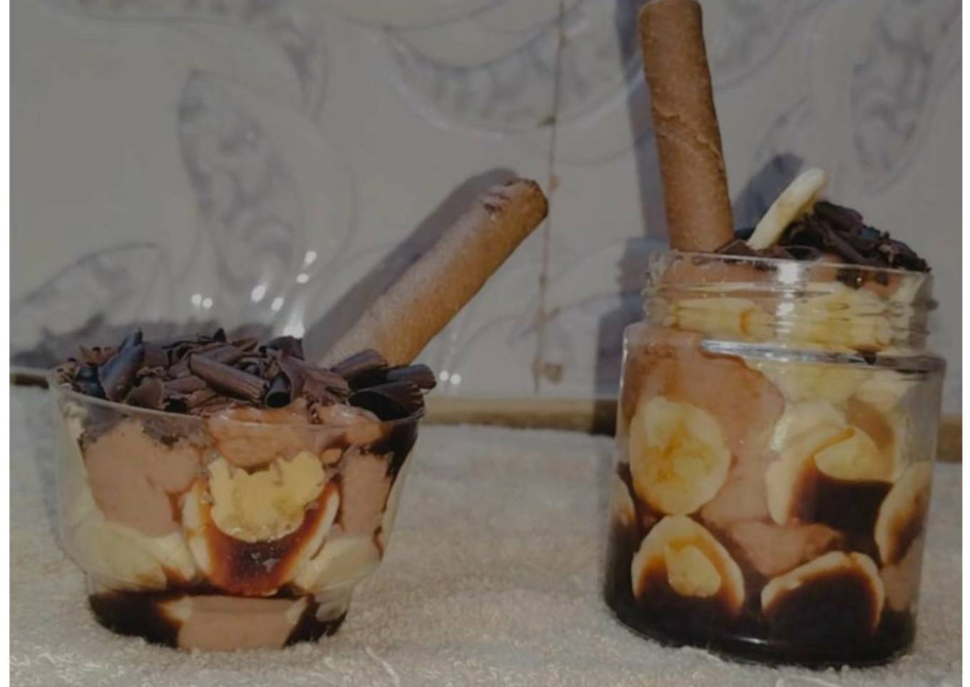 Banana-Cocoa Pudding