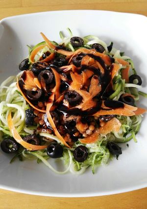 Foto principal de Ensalada de lentejas y calabacín