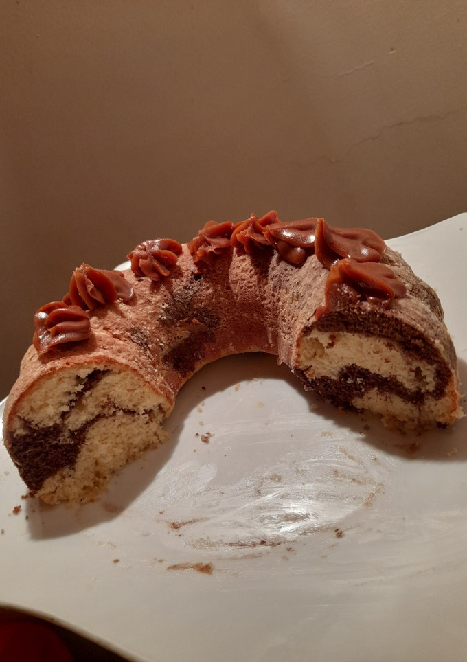 Una foto de Torta Marmoleada