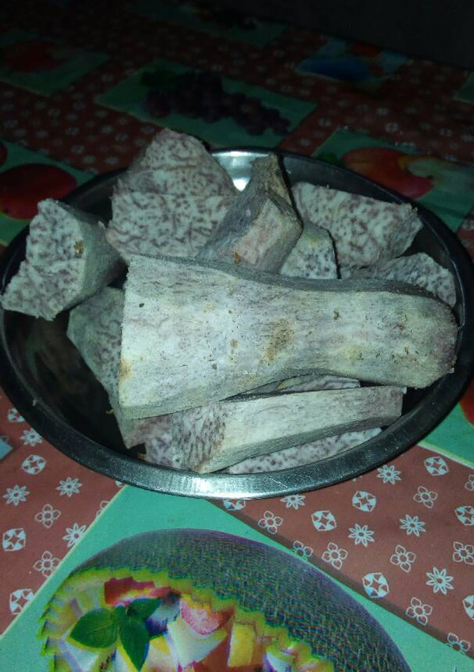 A picture of Boiled arrowroot.