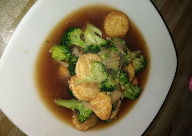 Resep Tumis Brokoli Egg Tofu, Sempurna