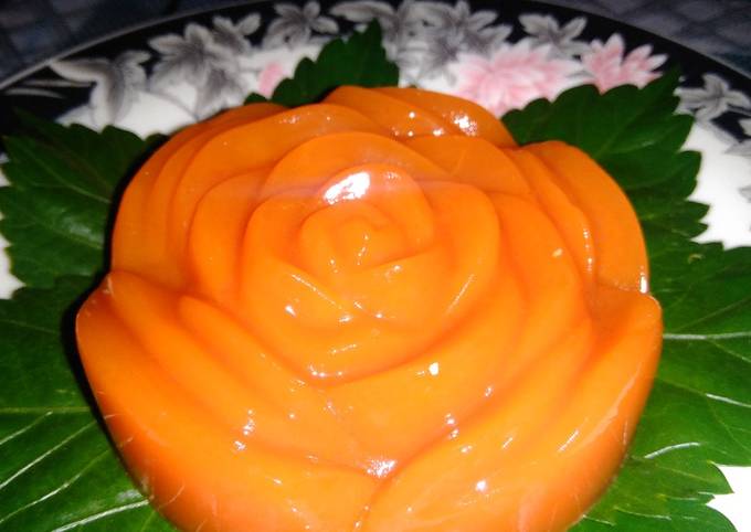 Resep Puding Waluh Fruity (Olahan Labu Kuning) oleh muhafid parindra