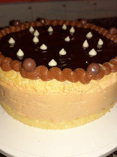Una foto de Torta mousse de dulce de leche