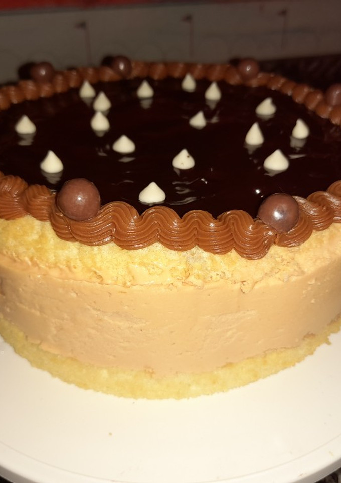 Una foto de Torta mousse de dulce de leche