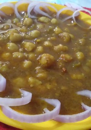 A picture of Punjabi chole.