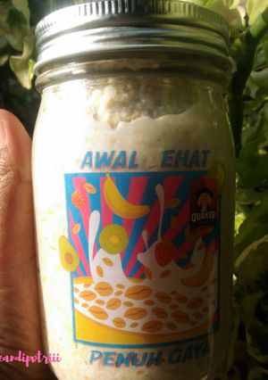 Foto resep Overnight oat banana