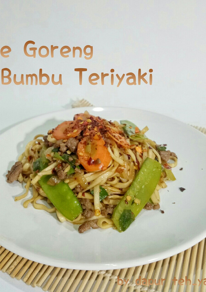 Foto resep Mie Goreng Bumbu Teriyaki